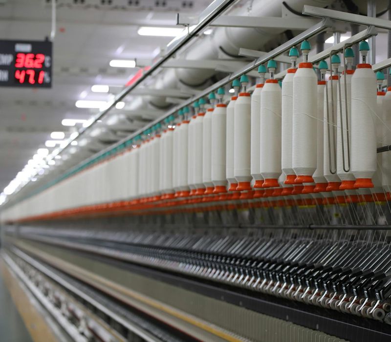 Modern manufacturing plant with efficient production lines and quality control systems