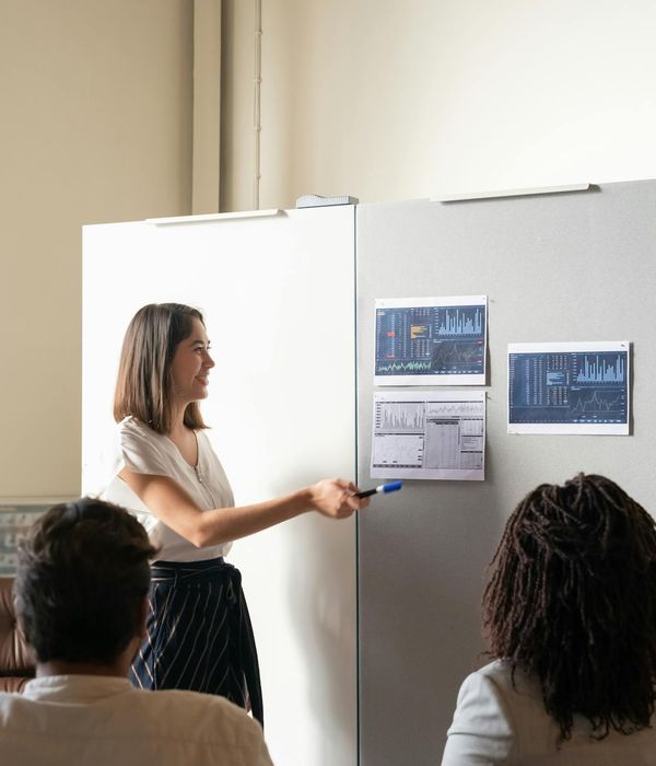 Professional team conducting comprehensive business analytics review